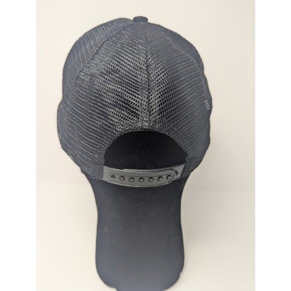 Waynes World Hat Black Snapback Mesh Trucker Cap Adjustable Costume Vtg * - Picture 4 of 7